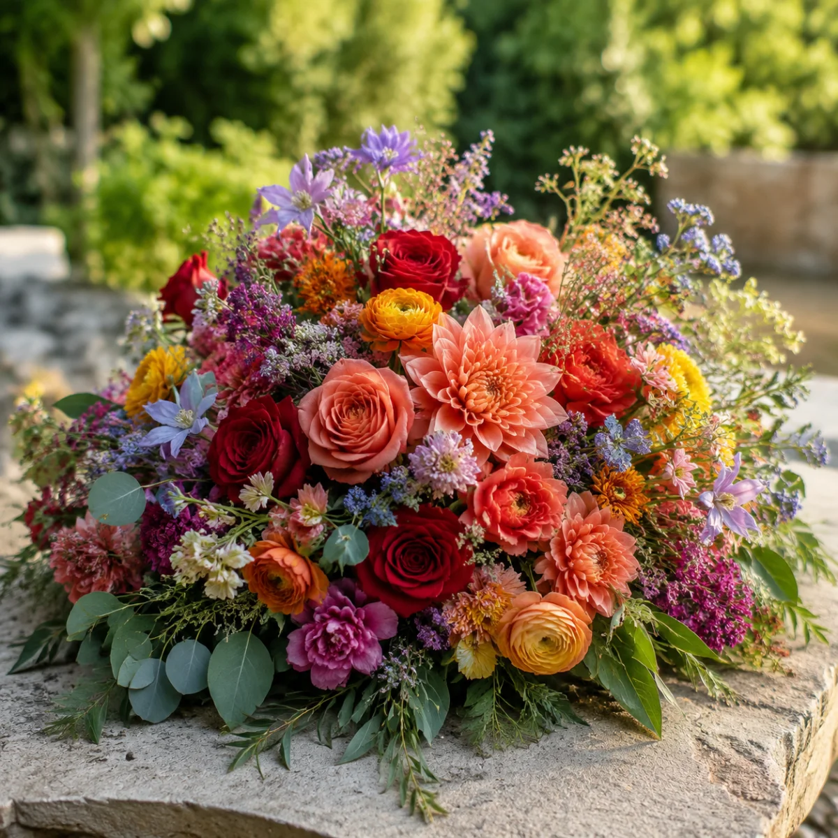 Composition florale Souvenir lumineux