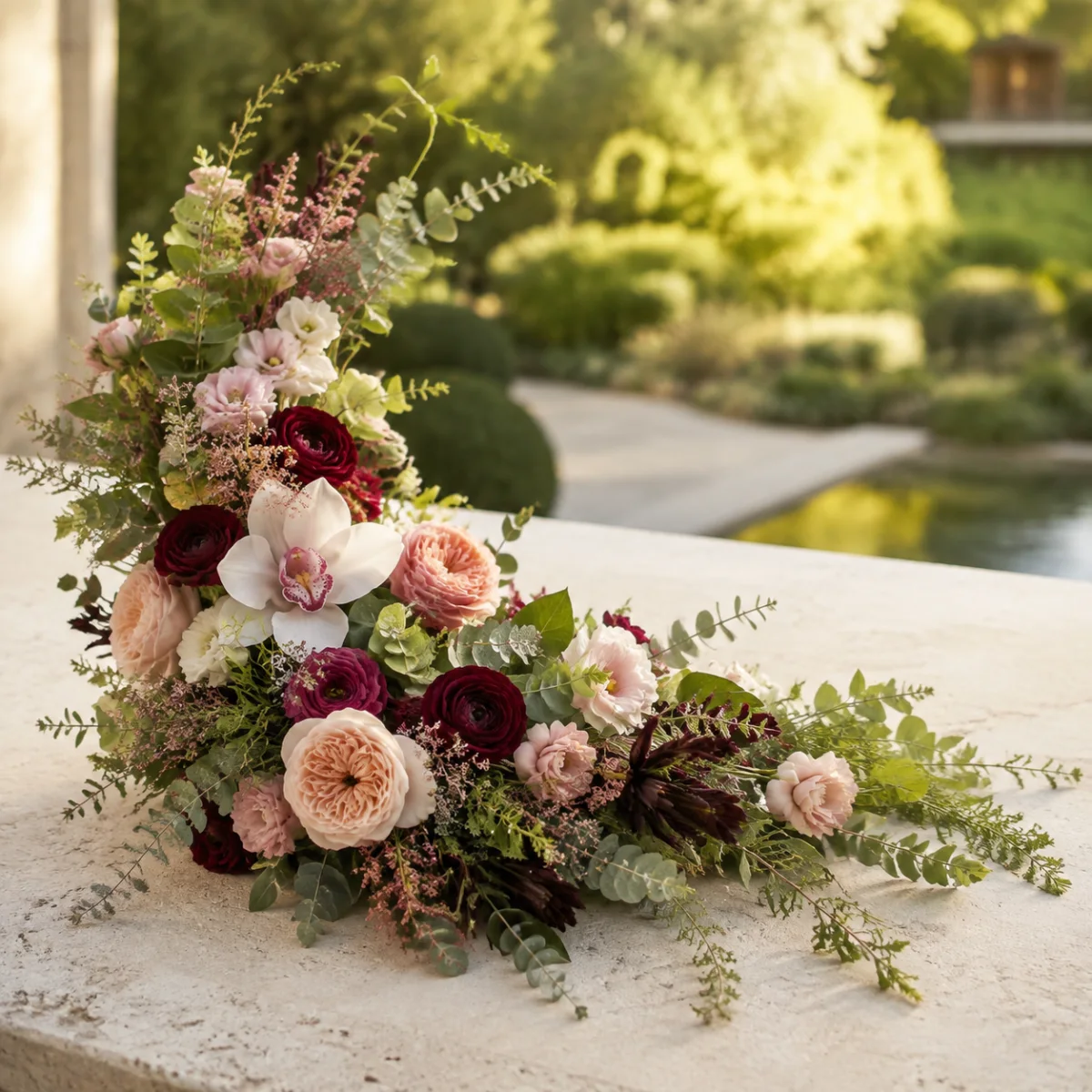 Composition florale Hommage sur-mesure
